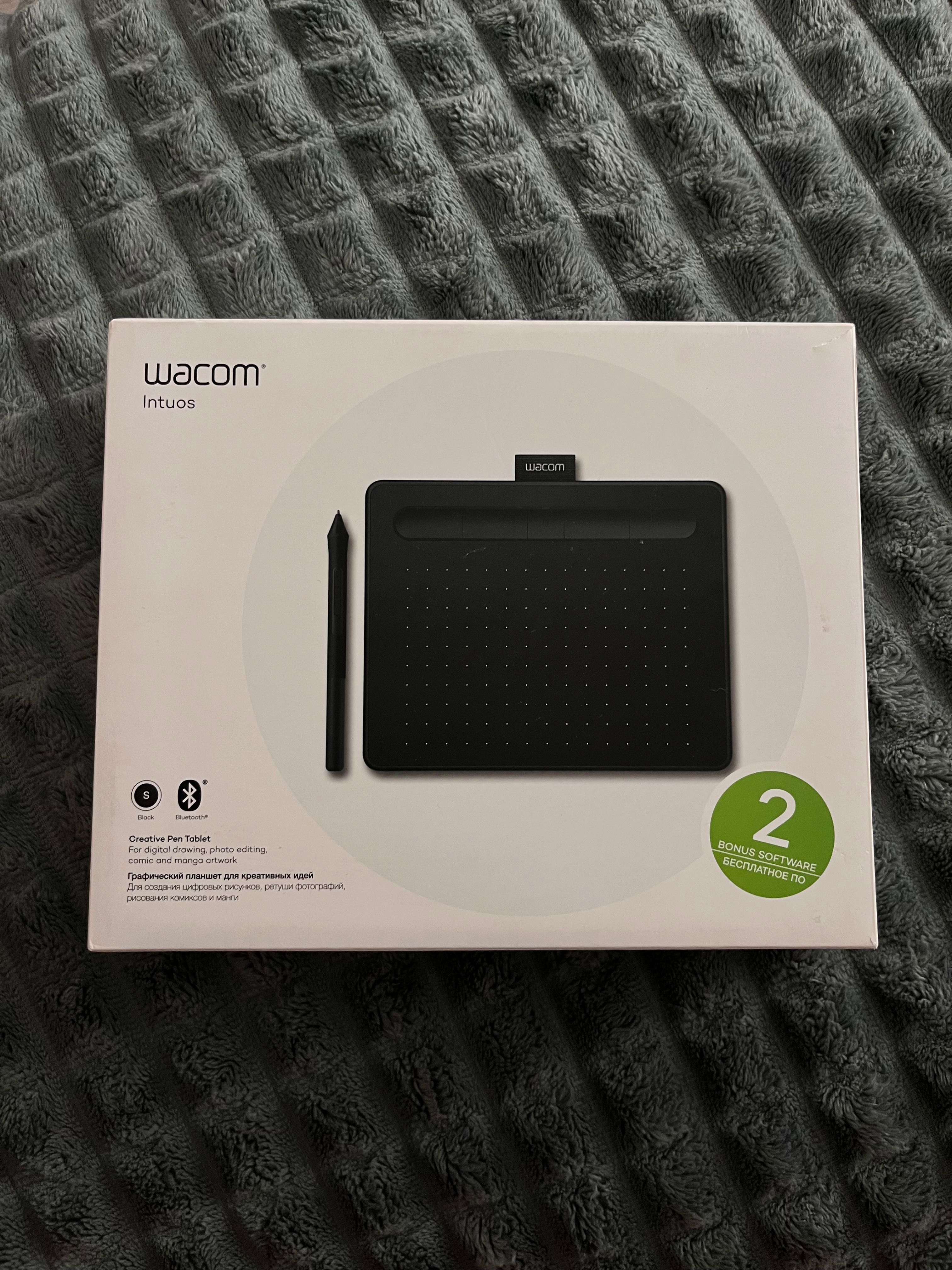 Графічний планшет Wacom Intuos S Bluetooth Black (CTL-4100WLK-N)