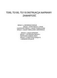 Instrukcja Napraw ciągnika New Holland TS 90, TS 100, TS 110 w jz. pol