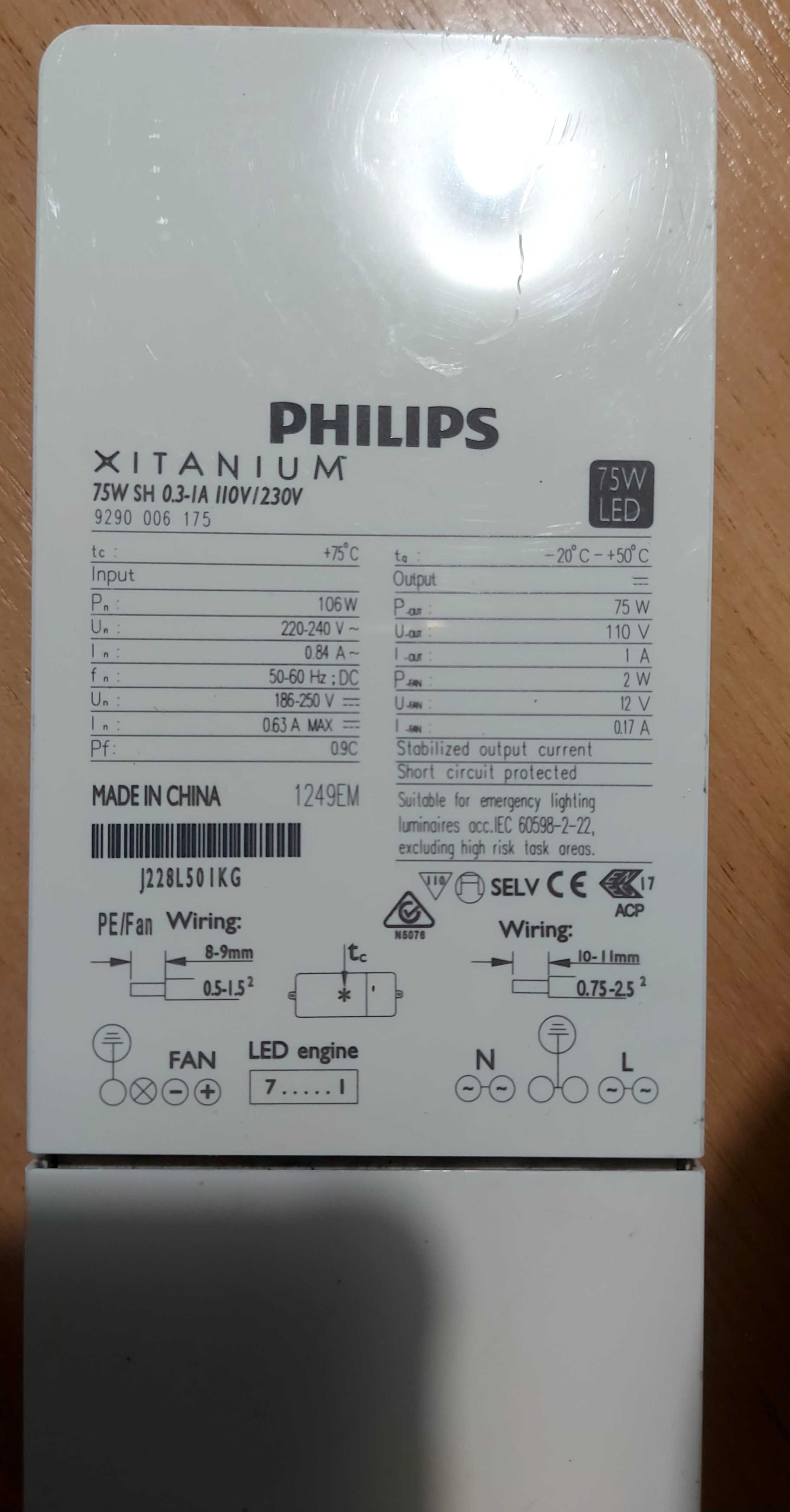 lampa led philips st514b z tranformatorem