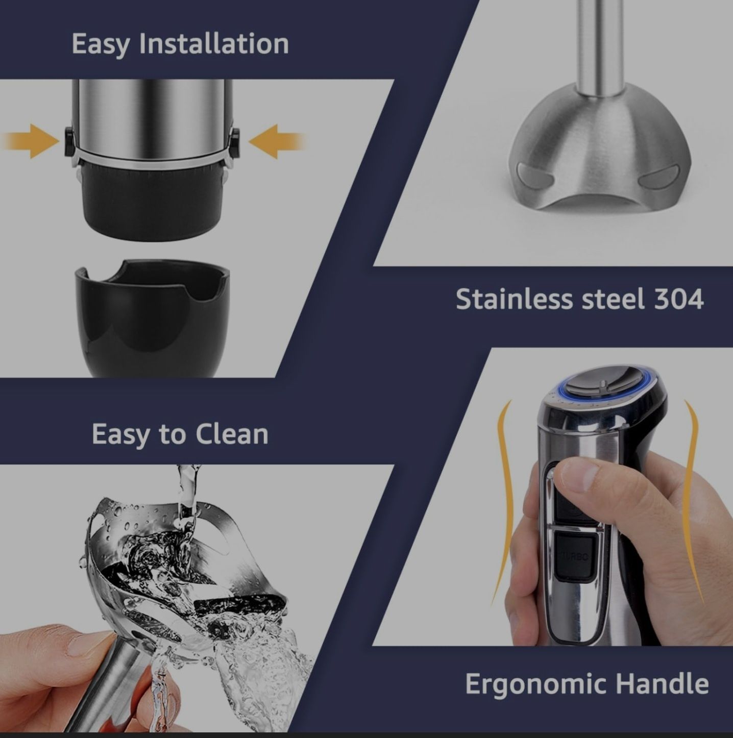 Blender reczny Aigostar 1000w