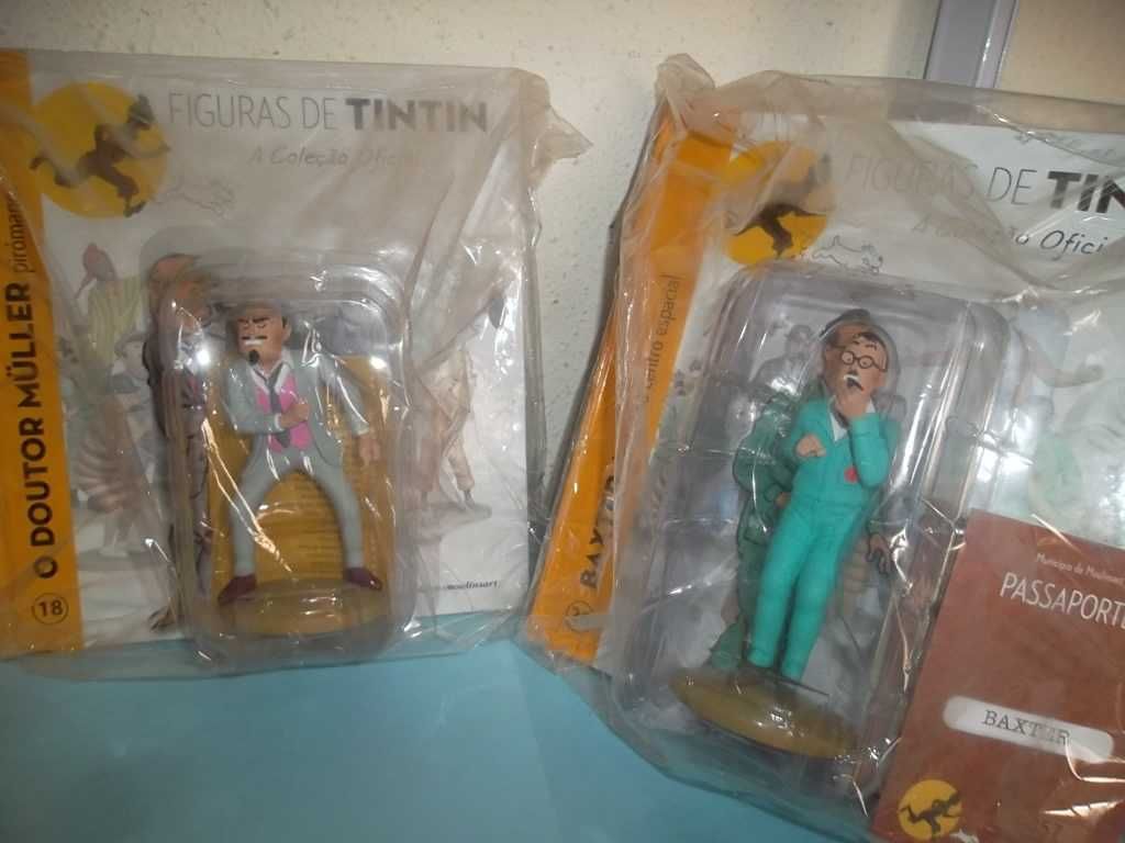 Várias FIGURAS de TINTIN novas , Fechadas na embalagem