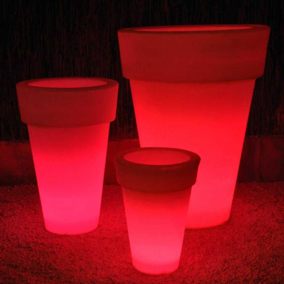 Mobiliario led bares e mesas com luz