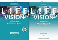 LIFE VISION B1 Intermediate podręcznik + ćwiczenia  /nowe, zestaw