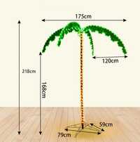 Sztuczna roślina drzewo  palma 218cm