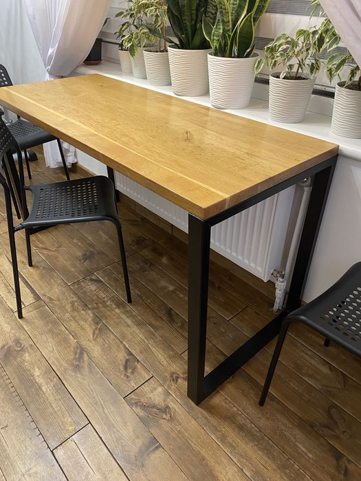 Стіл дубовий лофт з дерева