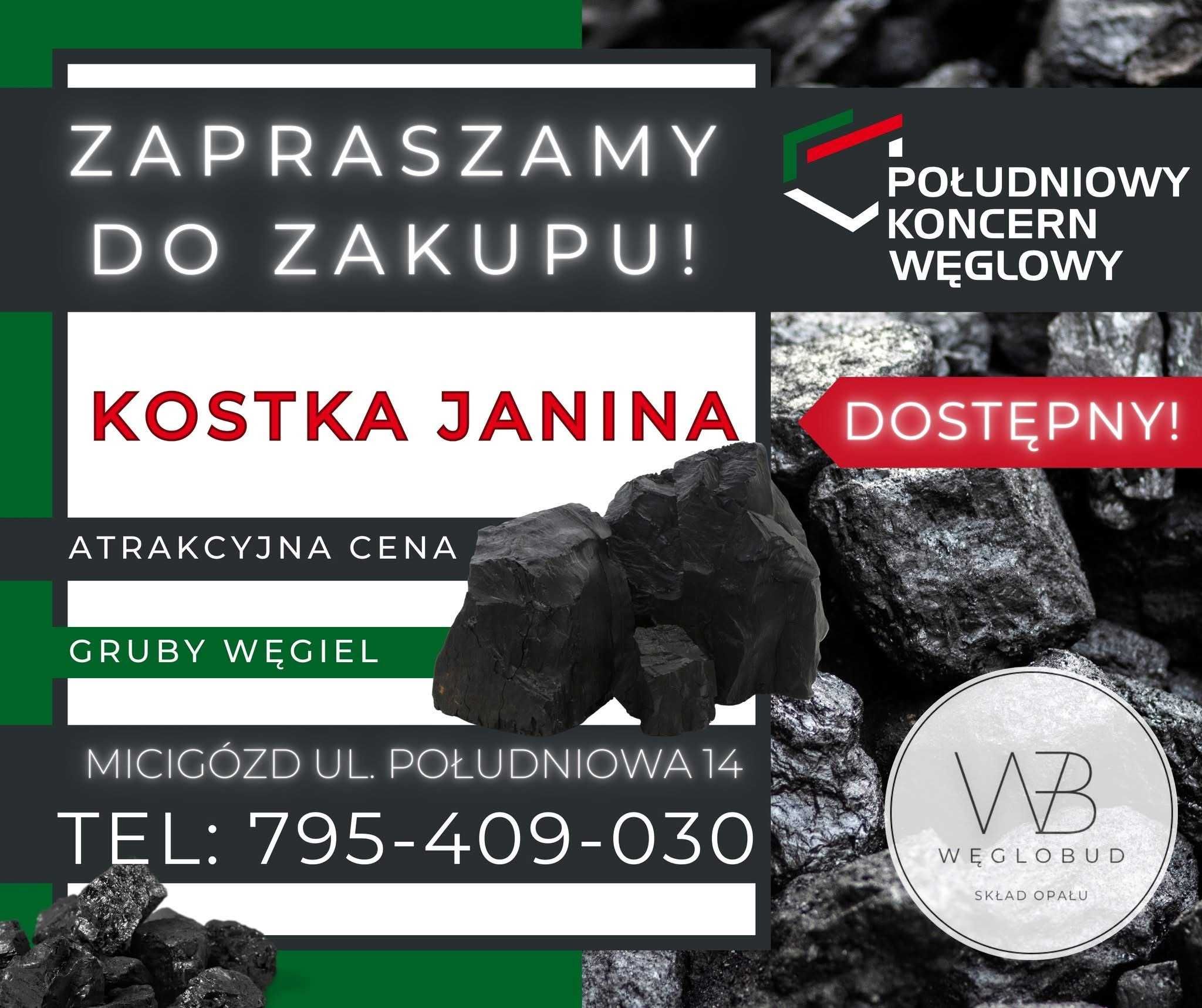 Węgiel Ekogroszek Dealer tylko HURT minimum 24 tony