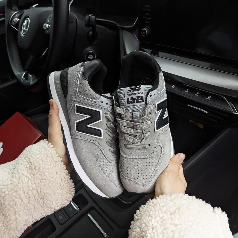 Чоловічі кросівки New balance 574 light grey on beige 36-45
