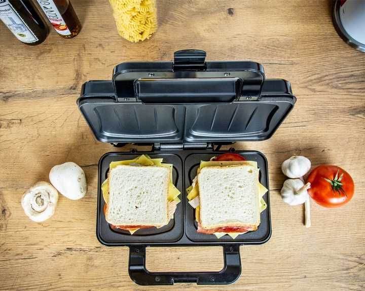 DUŻY Toster grill opiekacz DO KANAPEK XXL nie wylewający FIRST AUSTRIA