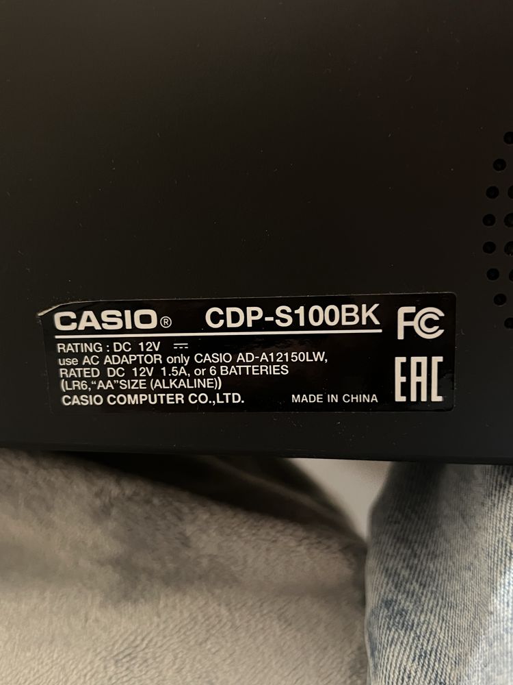 Pianino cyfrowe CASIO CDP-S100BK