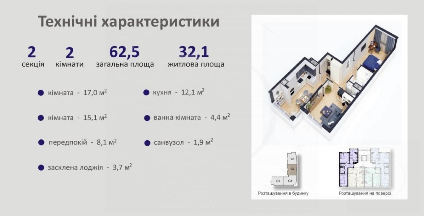 Продаж 2 кімнатна квартира Сихівський р-н  право власності