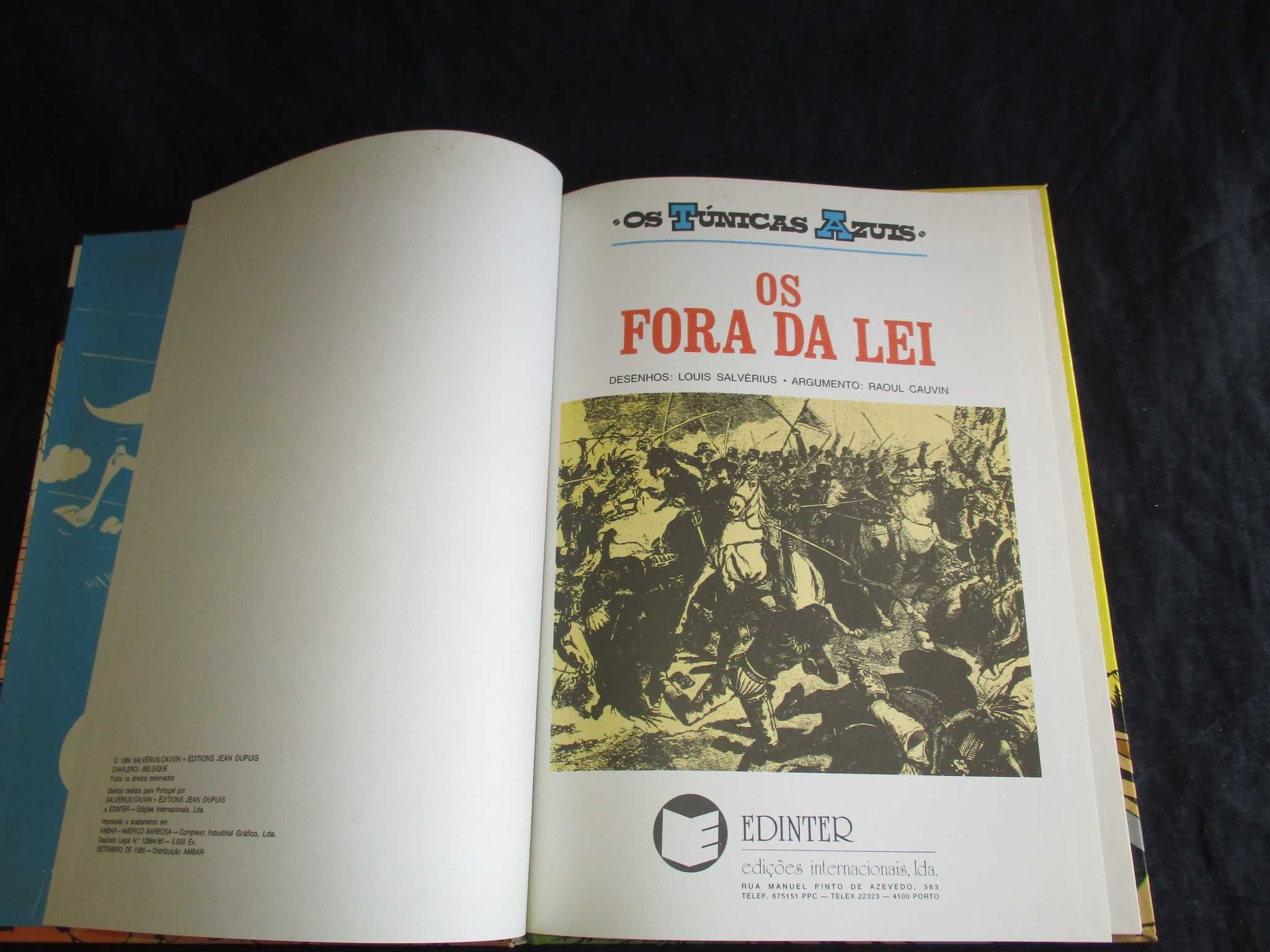 Livro Túnicas Azuis 9 Os Fora da Lei Edinter