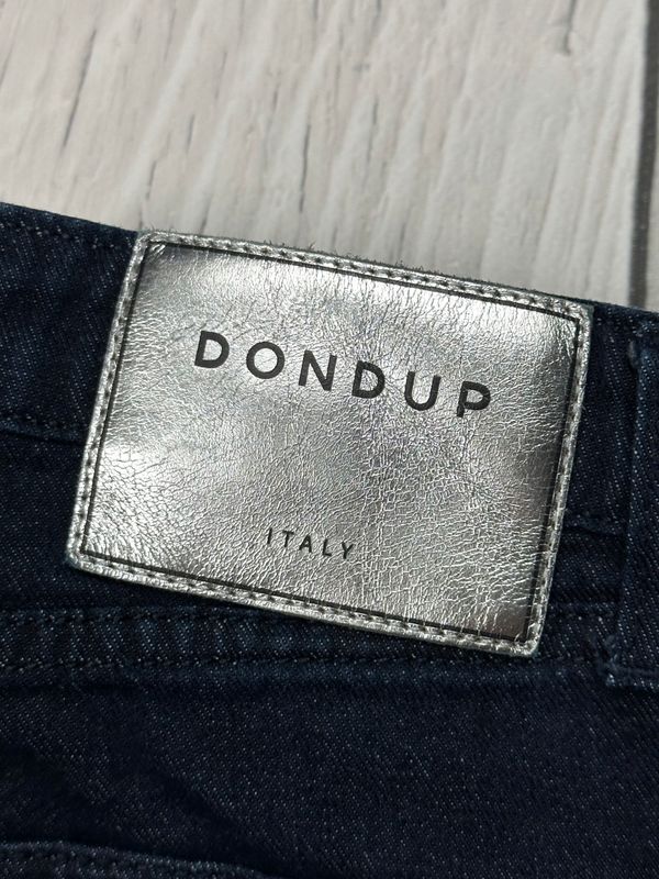 Dondup Allie Jeansy Slim Fit Damskie Spodnie z Wysokim Stanem Logowane
