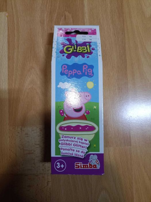 Masa żelkowa Glibbi proszek żelkowy do kąpieli Świnka Peppa