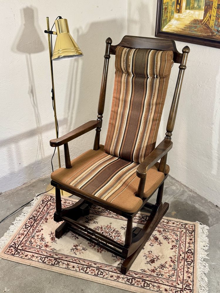 Fotel bujany - vintage Szwecja