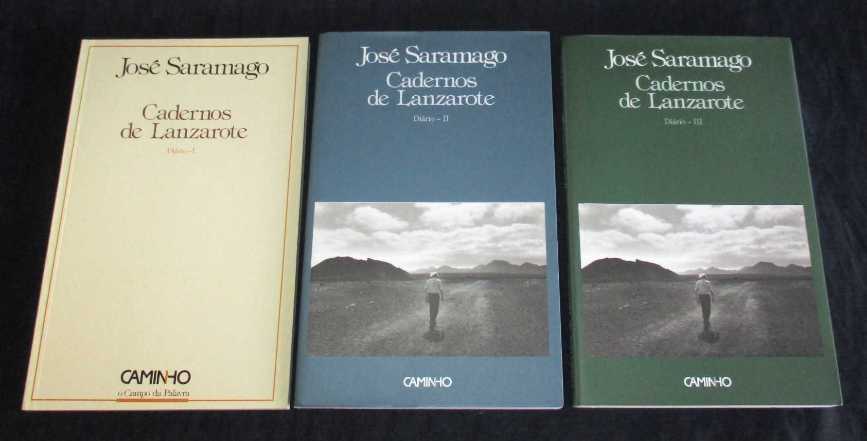 Livros Cadernos de Lanzarote Diário I II e III