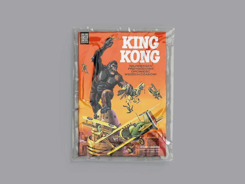 King Kong. Komiks, wydanie fanowskie. Wersja polska. Nowy. Unikat!