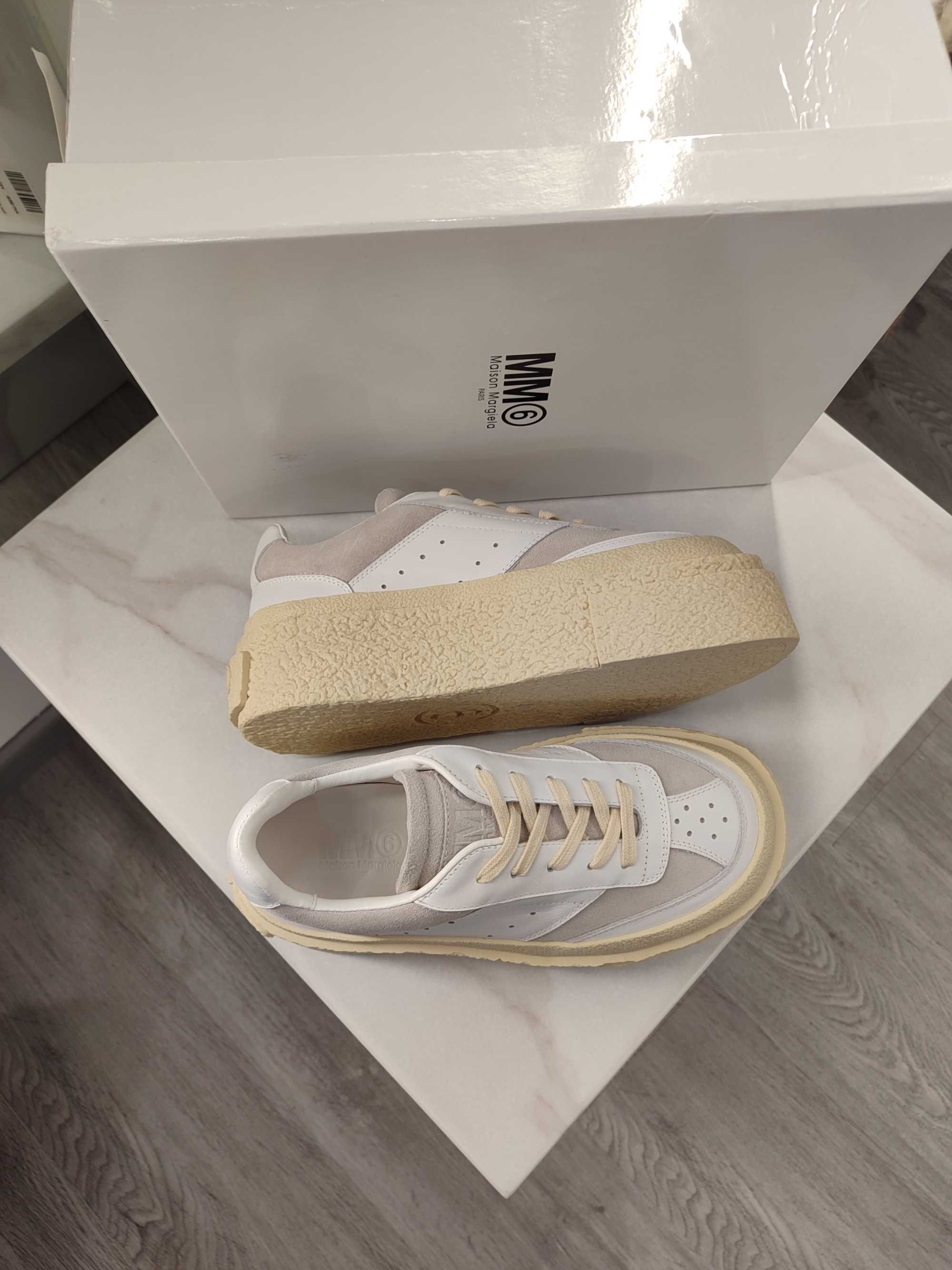 Кеди MM6 Maison Margiela Platform Sneaker White