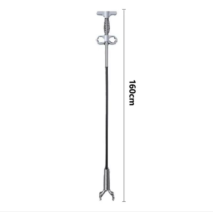 Сантехнический трос с захватом для прочиски труб - 160 см