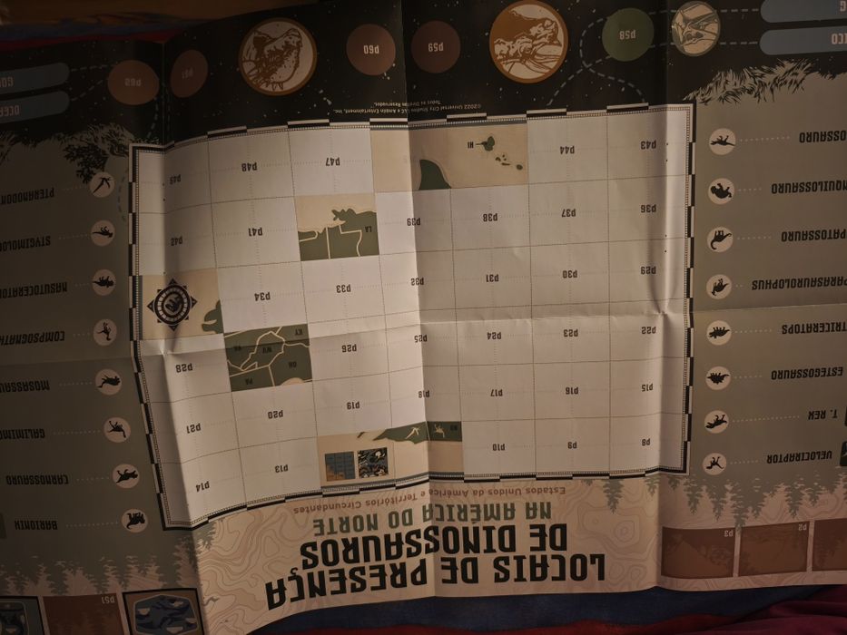 Caderneta Jurrasic Park