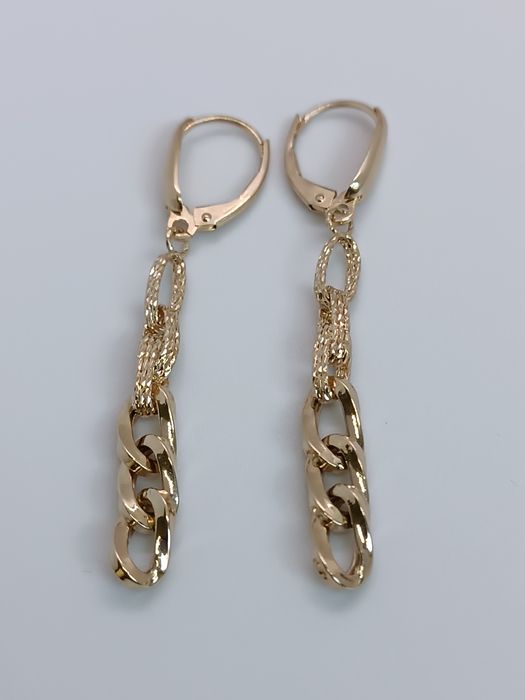 Kolczyki wiszące pancerka