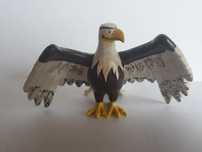 Boneco Yakari aguia pvc anos 80