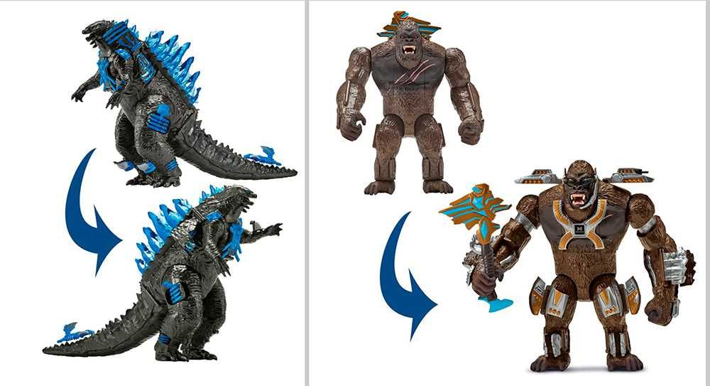 Godzilla vs. Kong Titan Tech Годзилла 34931 или Конг 34932, 20 см
