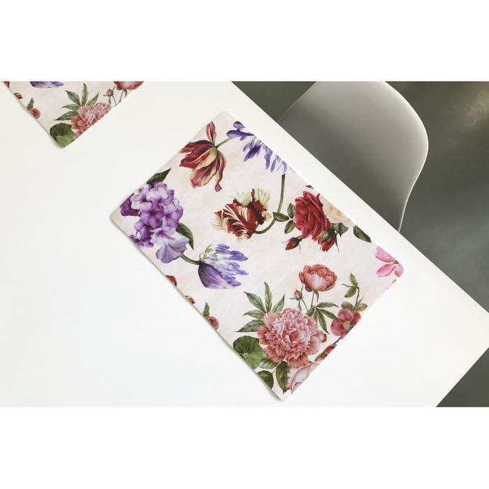 Mata na stół włoska kolekcja - Fiori 30 x 44 [cm]