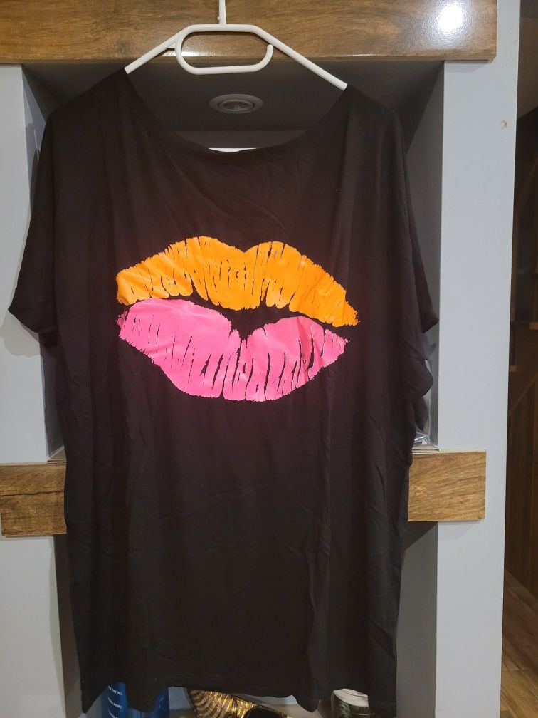 Tshirt damski XL czarny bdb