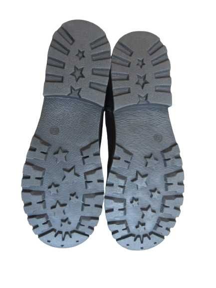 Черные кожаные ботинки  премиум-класса от Next . Размер 38(24,5см)