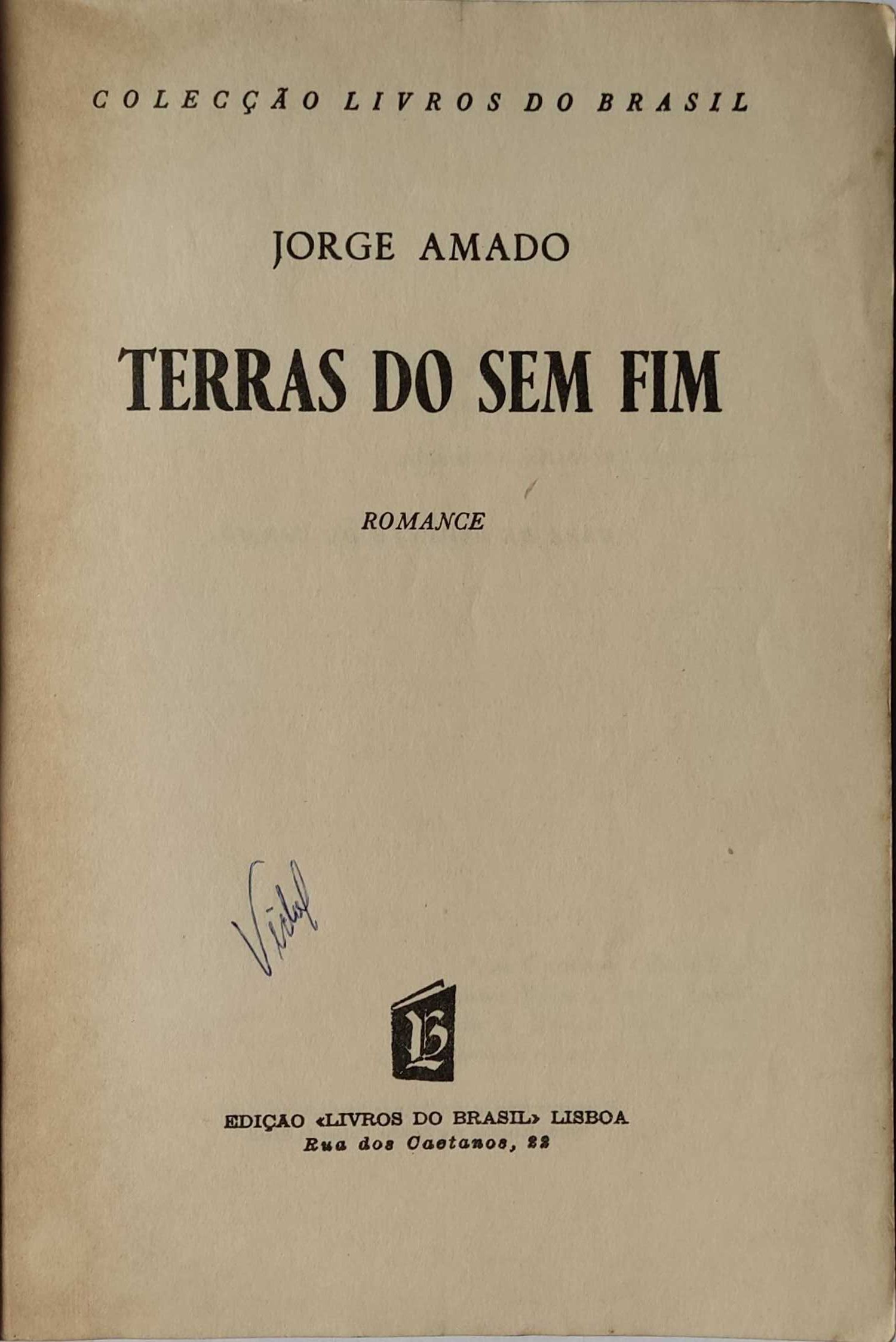 Livro Ref Cx B - Terras Do Sem Fim  - Jorge Amado