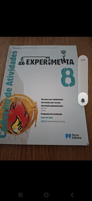 Livro de Fichas Físico Química Experimenta 8