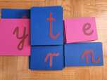 Szorskie litery Montessori