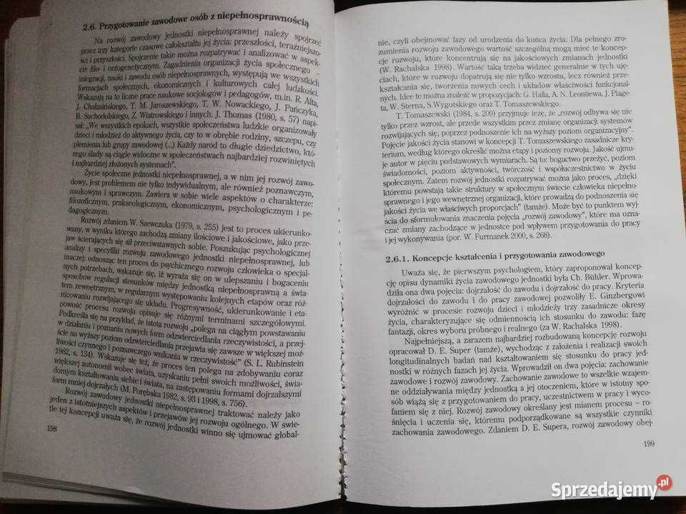 Proces rehabilitacji w kontekście edukacyjnym- Józef Sowa