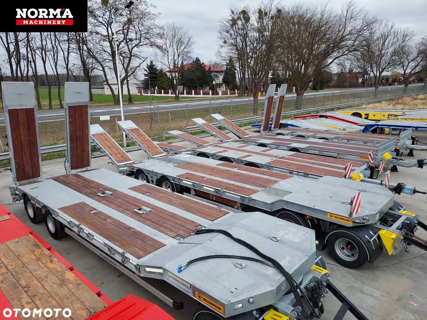 Przyczepa Scorpion Tandem PROMOCJA, 2 osie, najazdy, ocynk 2024r.