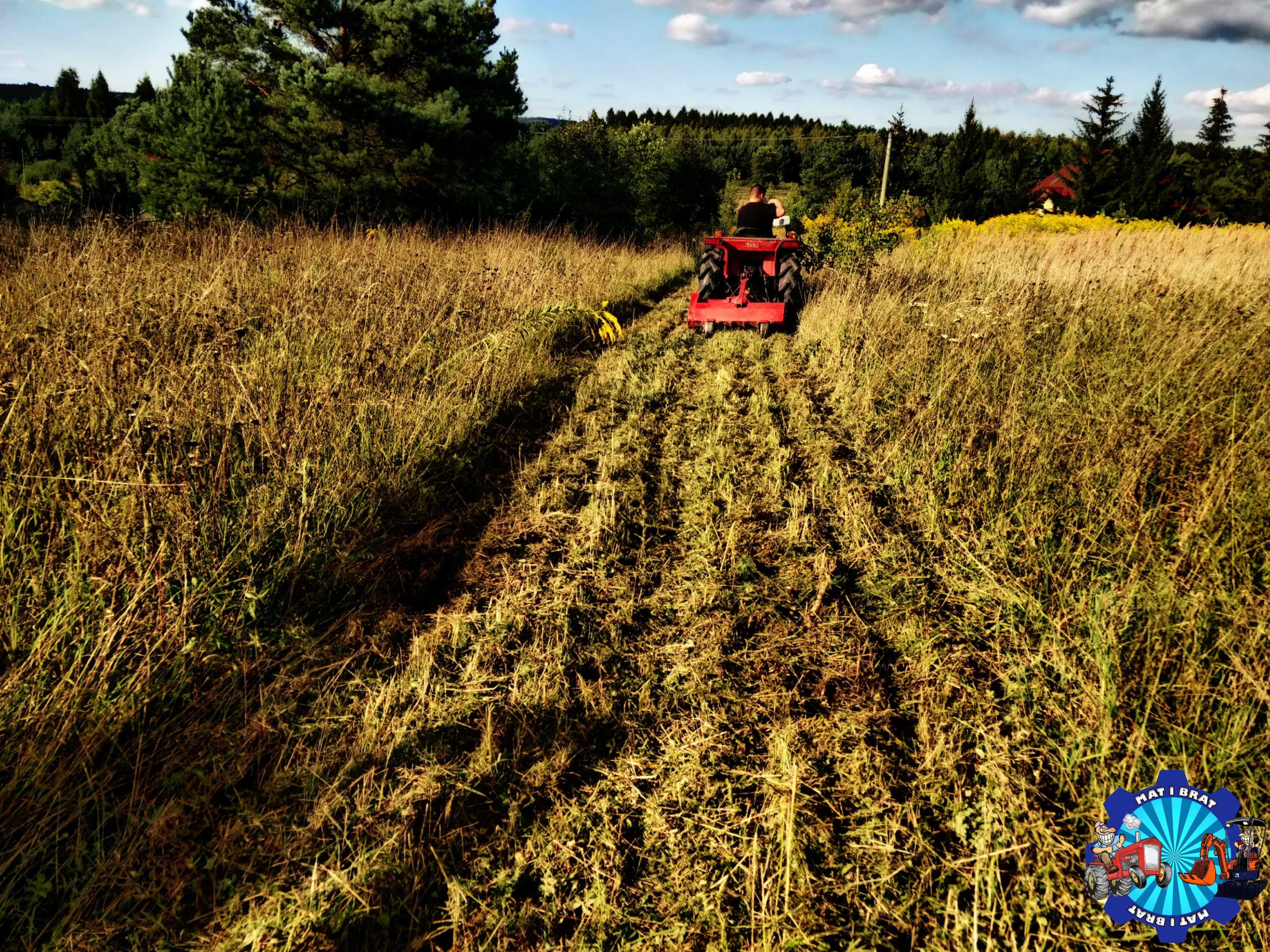 Usługi glebogryzarką separacyjną, kosiarką bijakową(mulczer), rębakiem