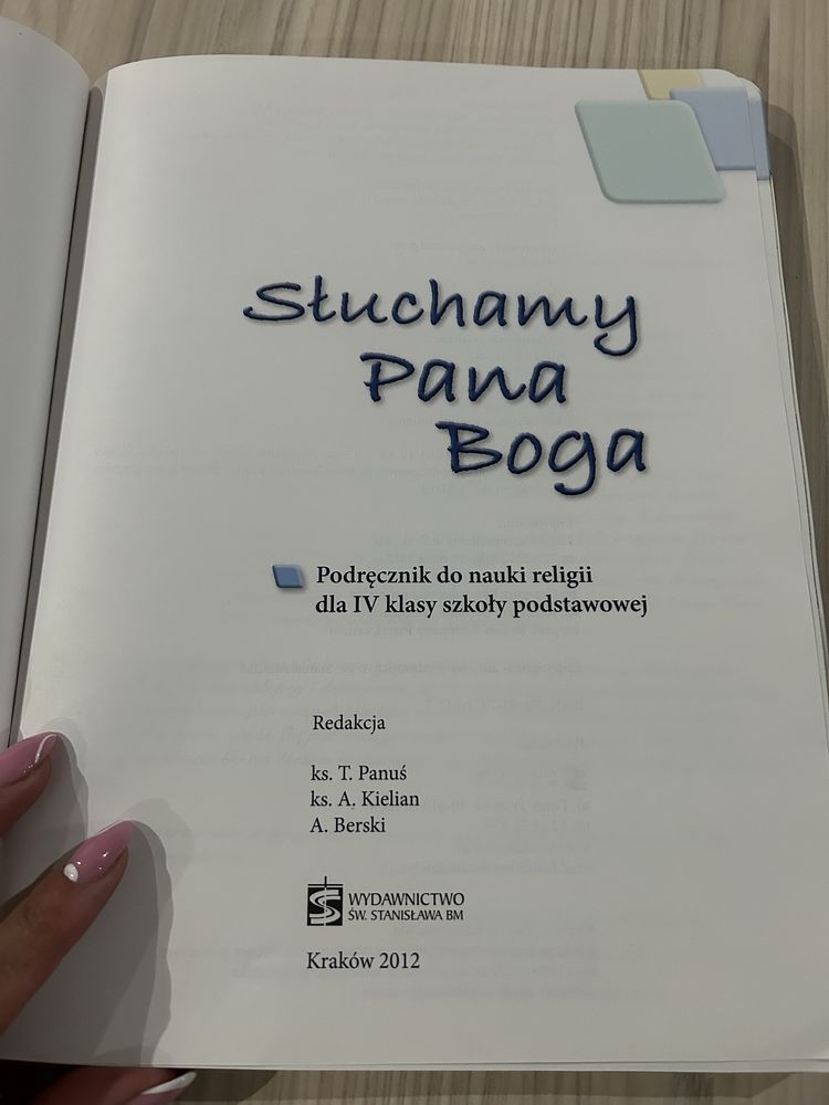 Podręcznik do Religii Słuchamy Pana Boga klasa 4