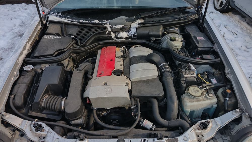 Silnik 2.0 kompresor razem z autem Mercedes w210 LPG Manual Skóry Bose