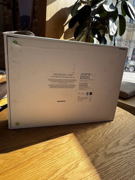 Ноутбук Apple MacBook Pro 16" M3 Max Chip 48GB/1TB/16CPU/40GPU 2023