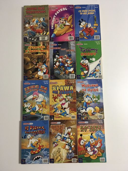 Gigant Poleca komiksy cały rocznik 2001 komplet kolekcja