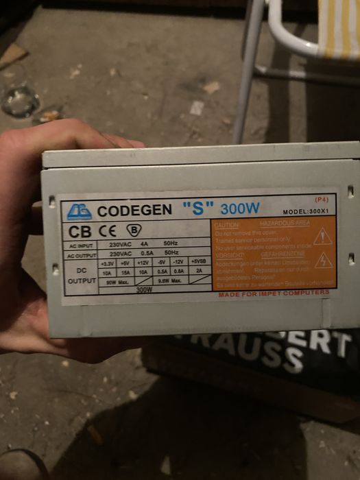 Zasilacz  Godegen 300w
