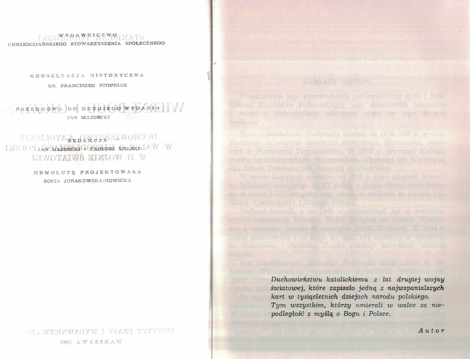 Wierni Bogu i Ojczyźnie Stanisław Podlewski