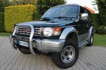 Mitsubishi Pajero PIĘKNE_4x4_GRAMA ! Rdzy-z WŁOCH_3-Drzwi 2,8 TDI_Super Select+BLOKADA_