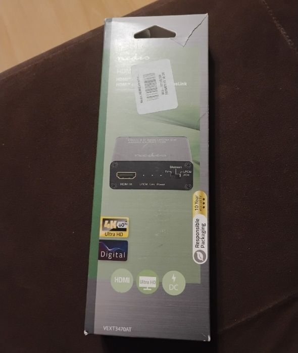 Ekstraktor HDMI nedis do HDMI i audio