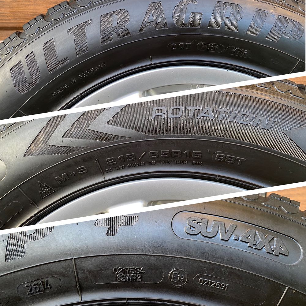 Колеса/Диски/Шини 5х114,3 6,5Jx16 ET40 // GOOD YEAR 215/65R16