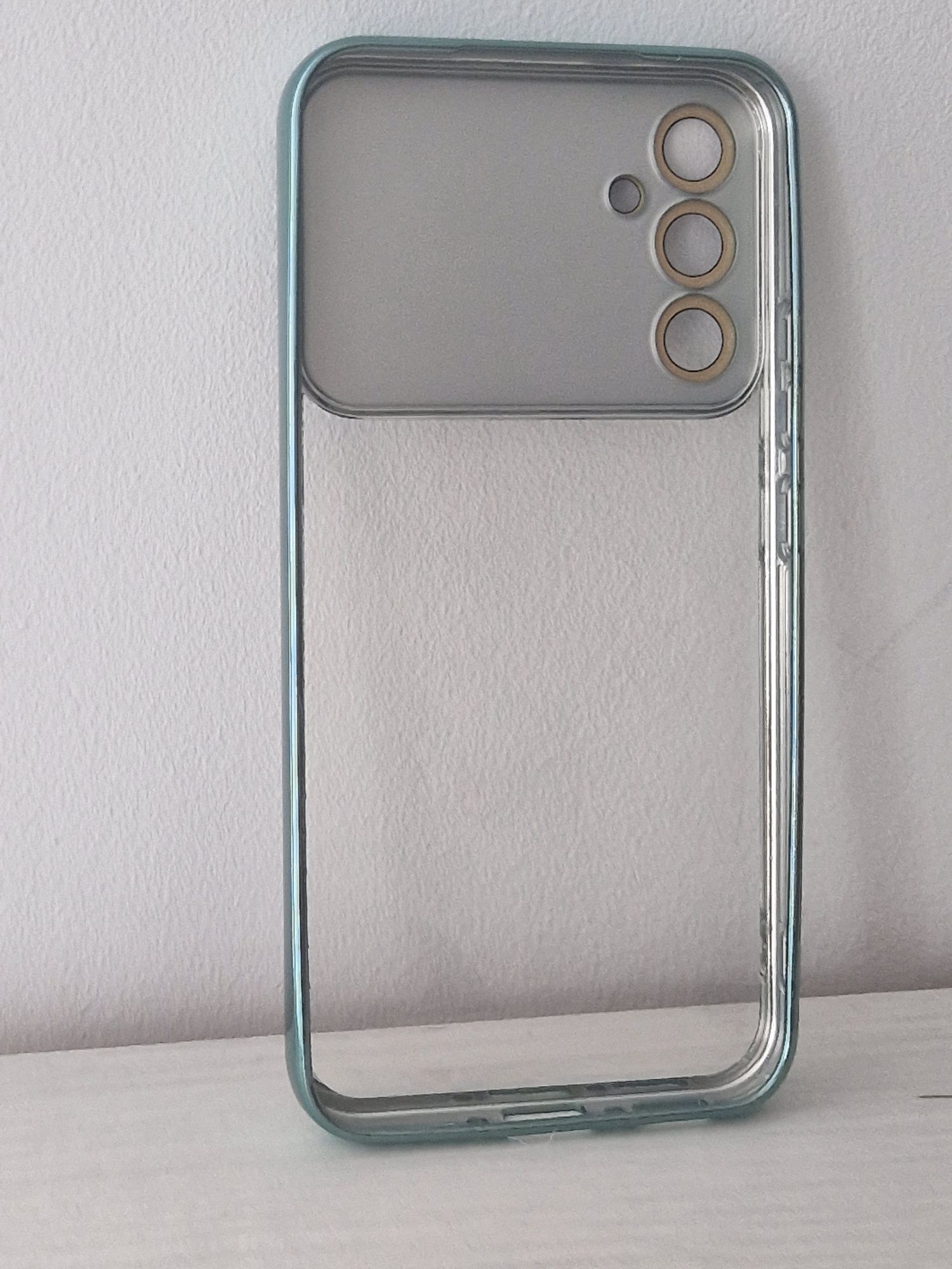 Electro Lens Case do Samsung Galaxy A34 5G Turkusowy