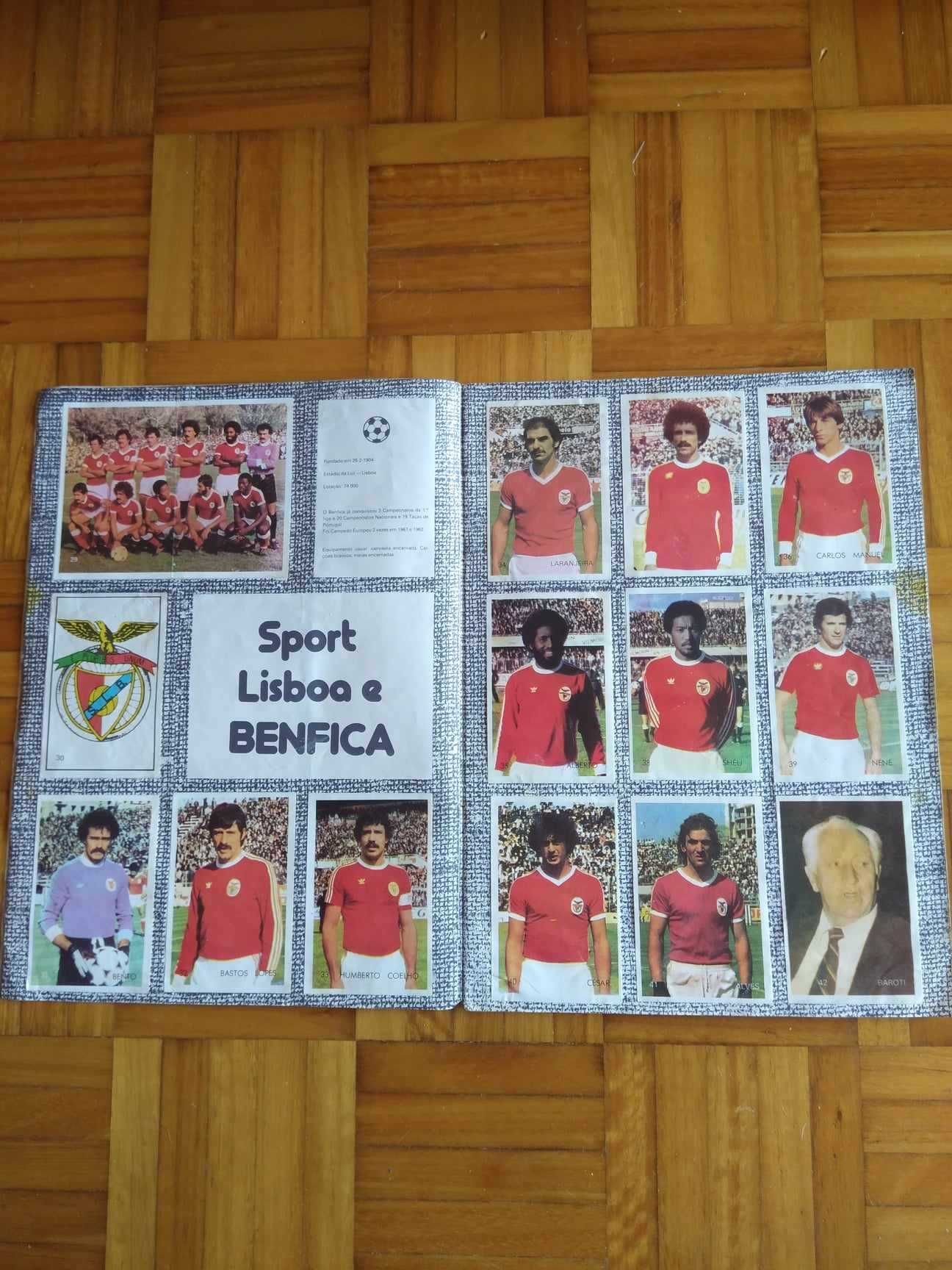 Caderneta Completa Top Futebol da Sorcácius 1980/81.