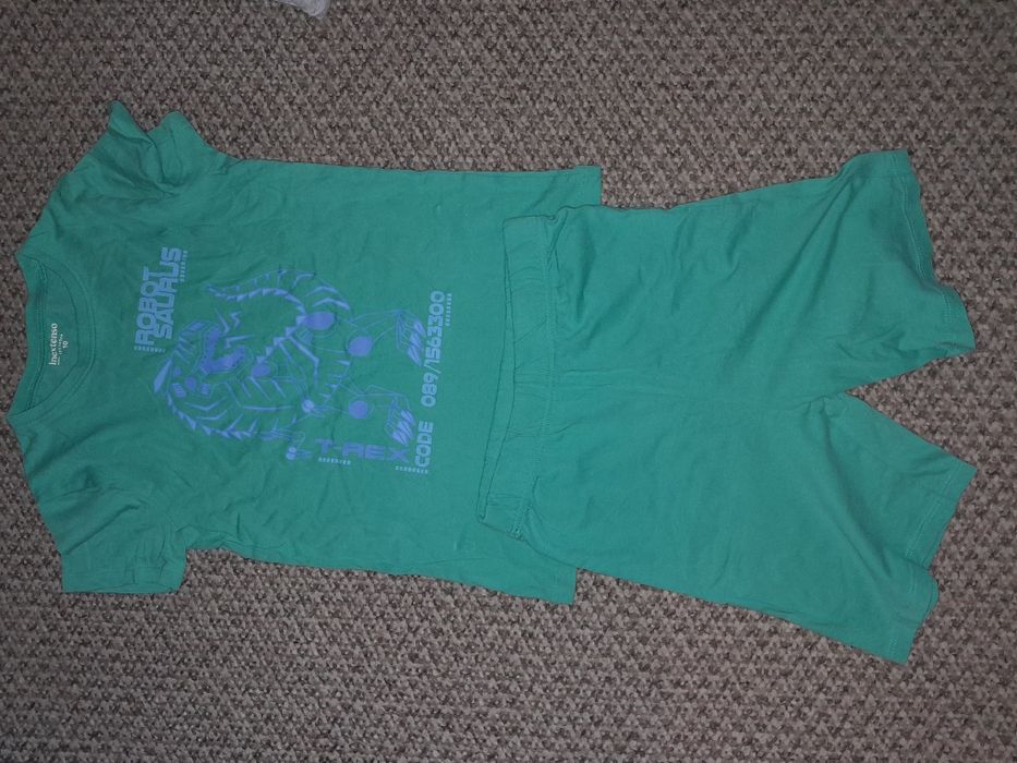 Piżama letnia na 10 lat zielona