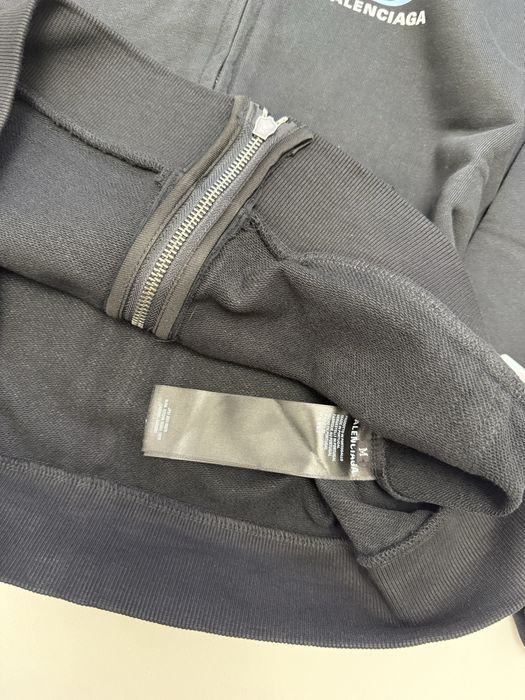 зип худи Balenciaga unity zip up 2024 infinity logo vetements rick owe