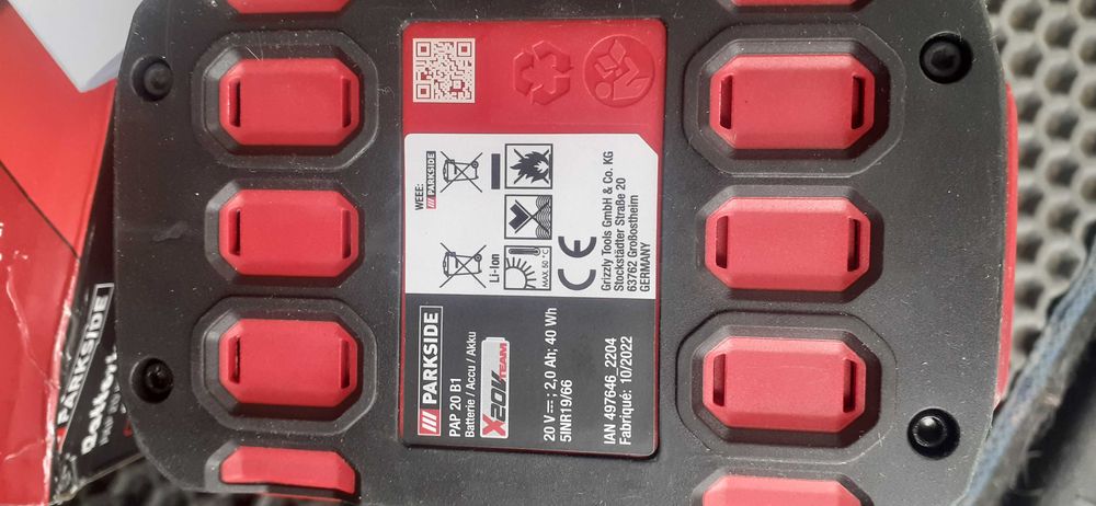 запч ноут запечатанные аккумулятор зарядка parkside 2а 4а 8а парксайд