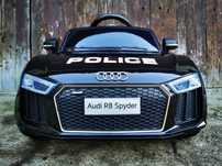 Samochód POLICJA AUDI RS8 V10 Auto AKUMULATOR Motor Elektryczny DZIECI